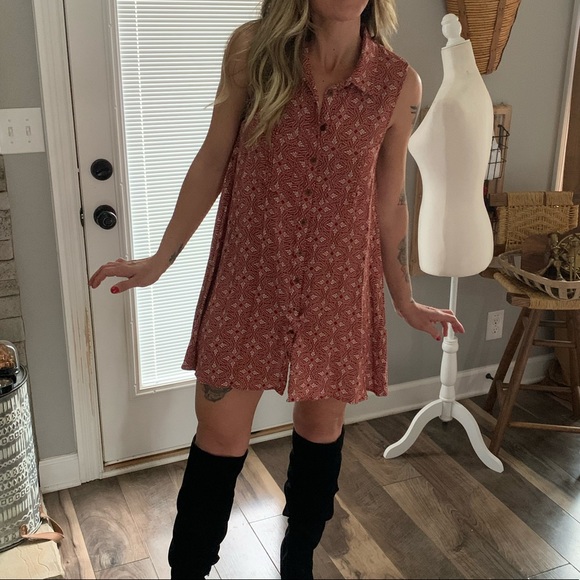 Molly Green boho Dress SZ L - Picture 4 of 4